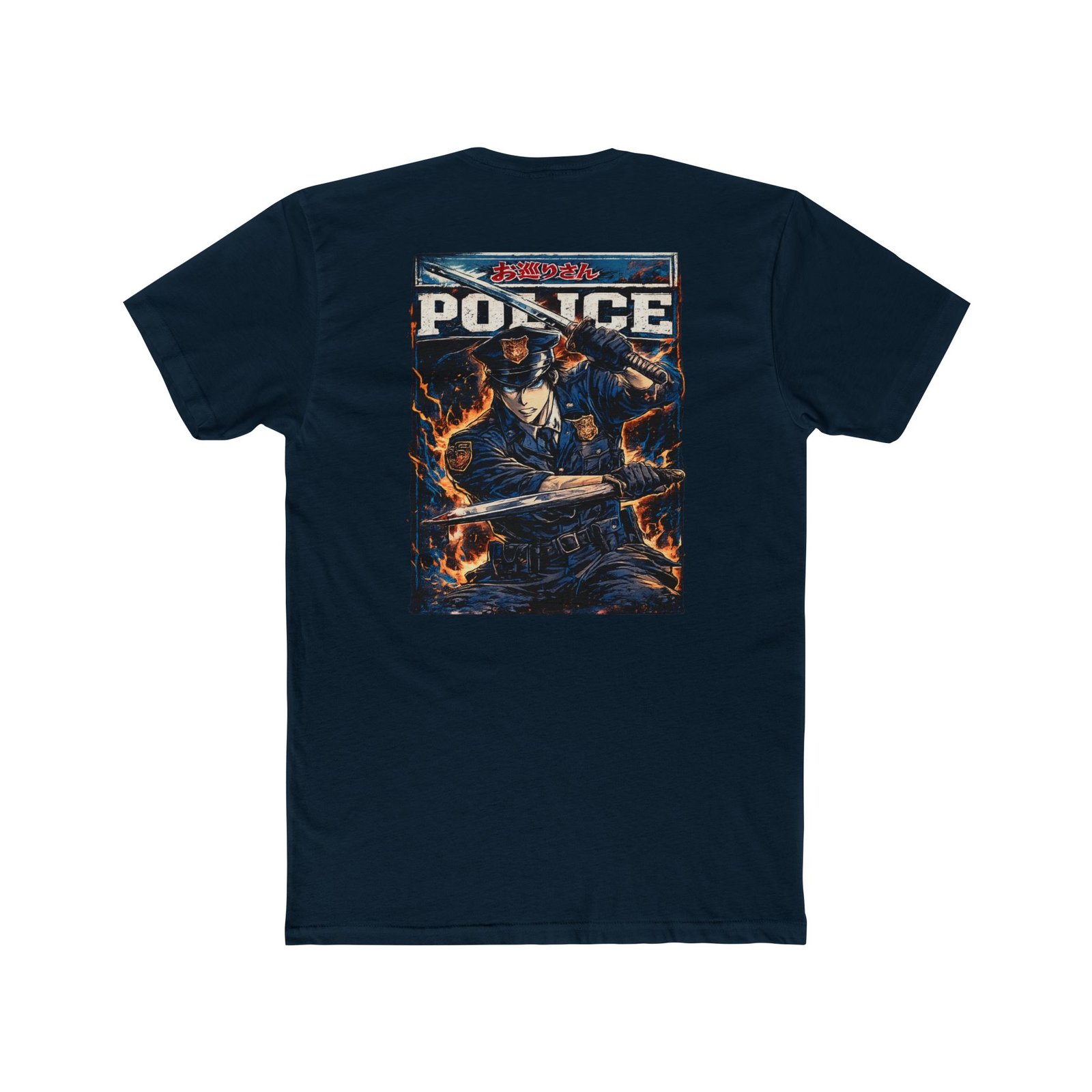 "Police" Anime Style Classic Tee