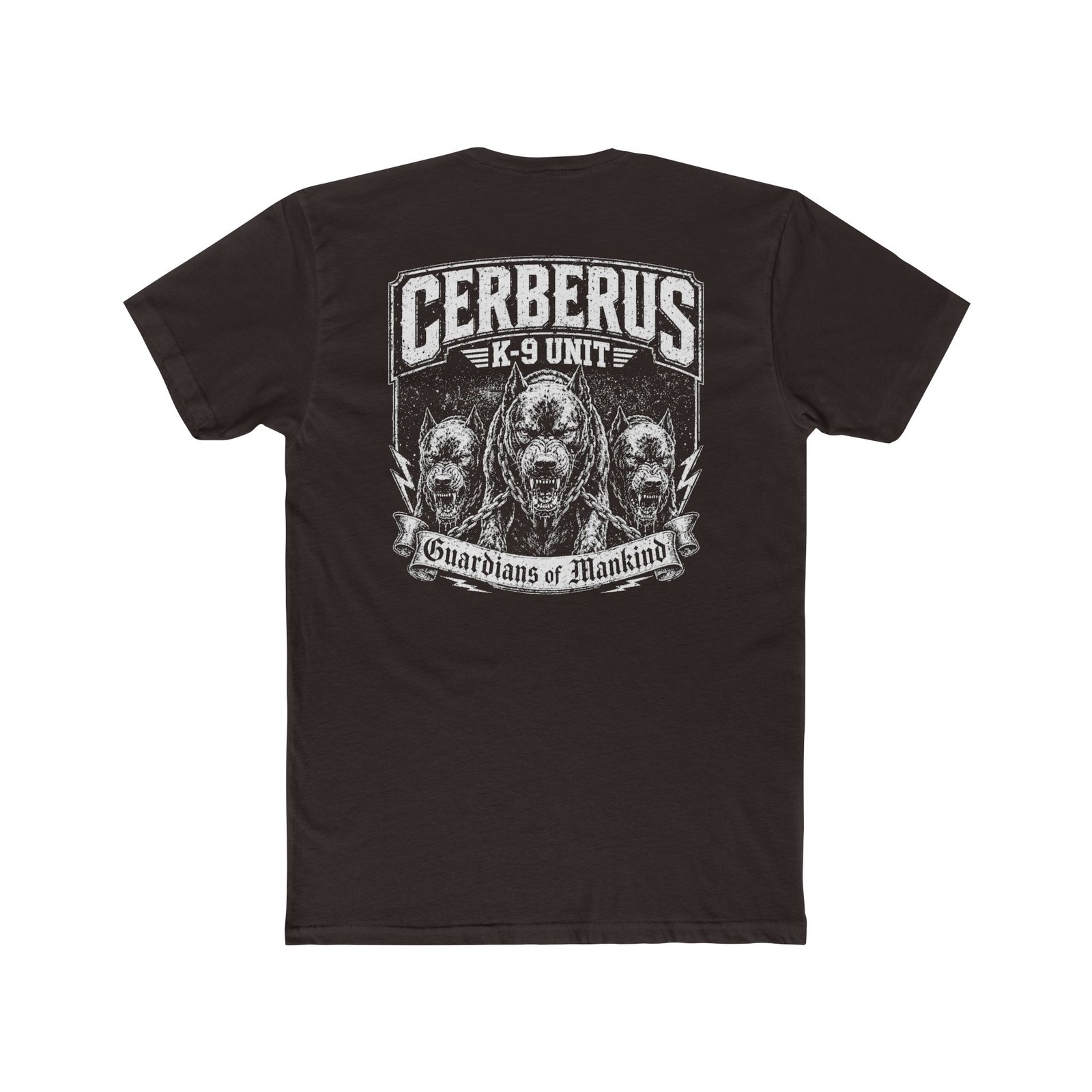 "CERBERUS K-9 UNIT” Gothic Script Classic Tee