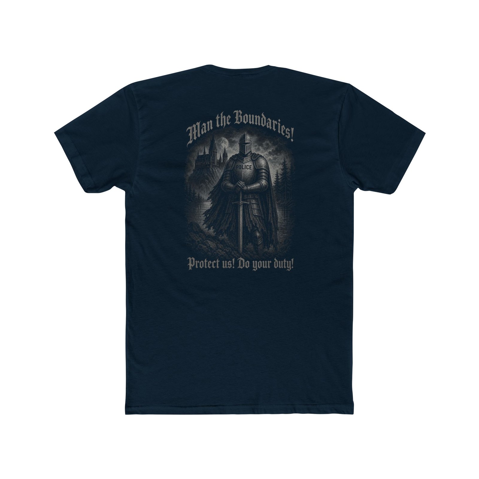 "Man the Boundaries!" (Piertotum Locomotor) Police Classic Tee