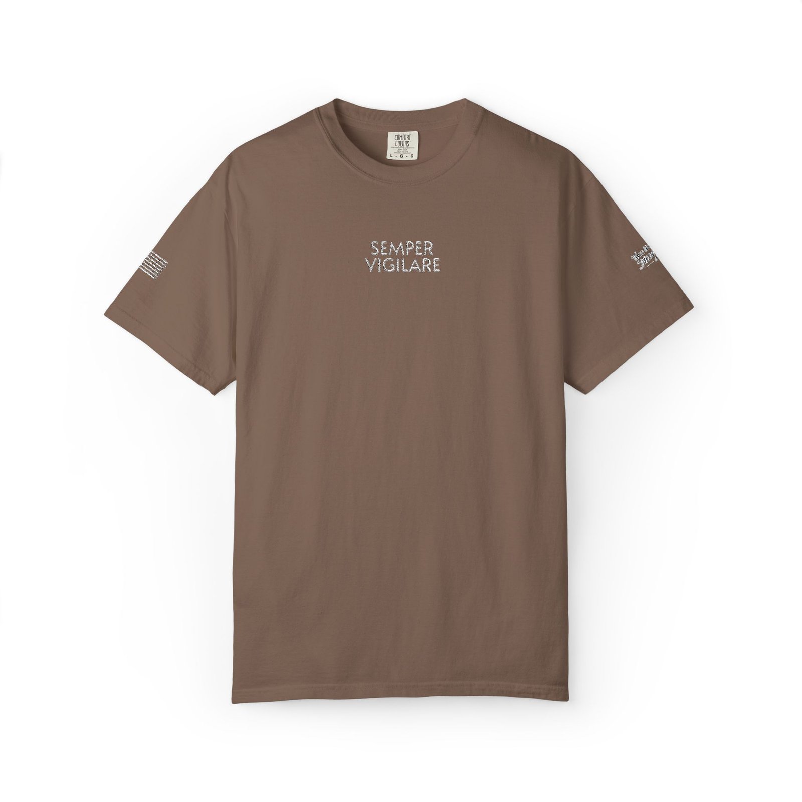 "Semper Vigilare" Embroidered Tee