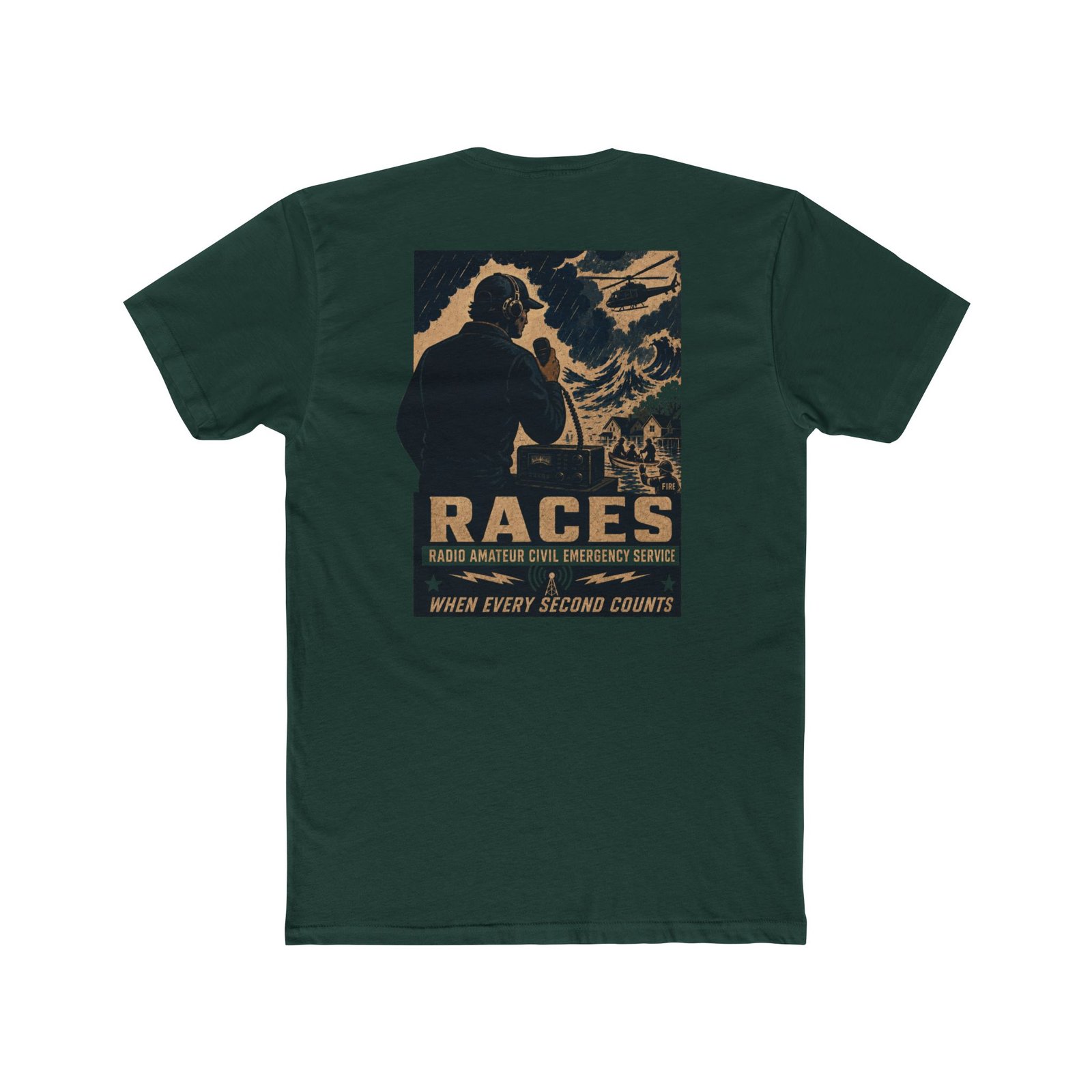 RACES "When Every Second Counts” Ham Radio Classic Tee